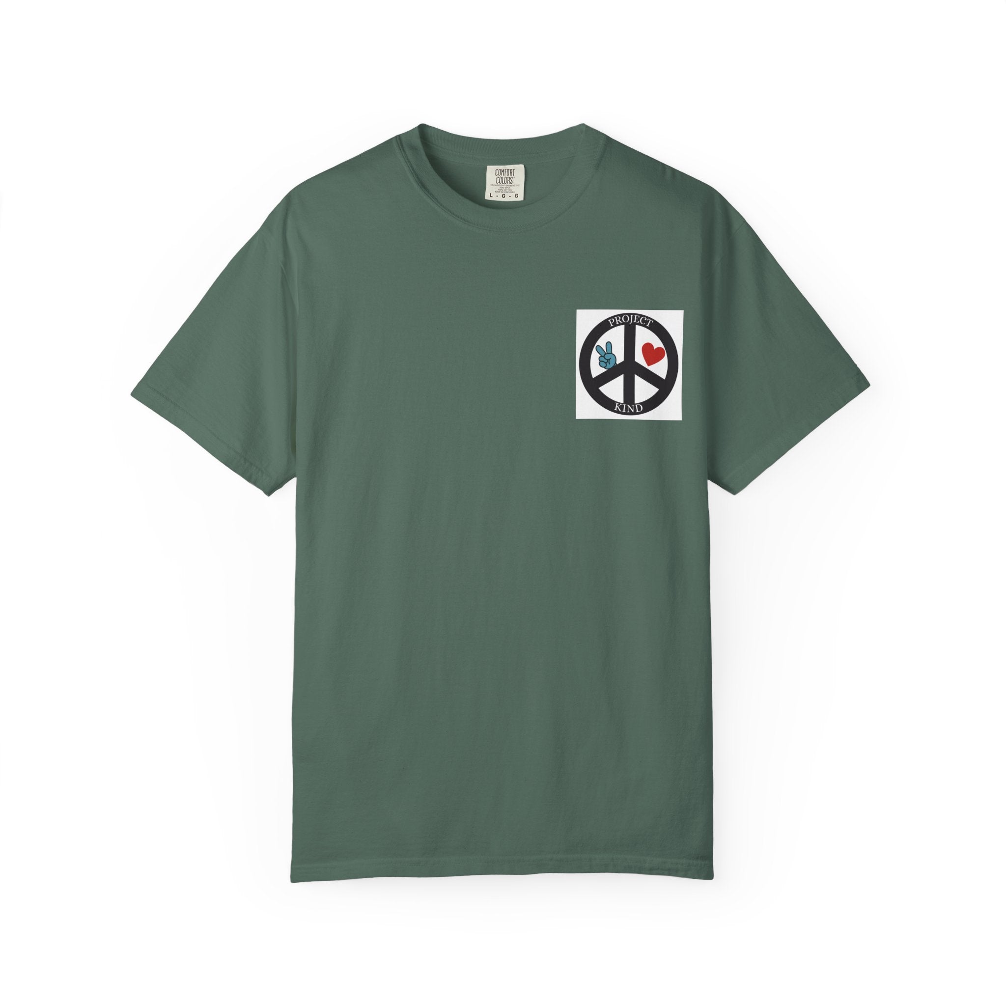 Did You Smile Today T-Shirt — Peace Sign Chest & Cheerful Back Graphic