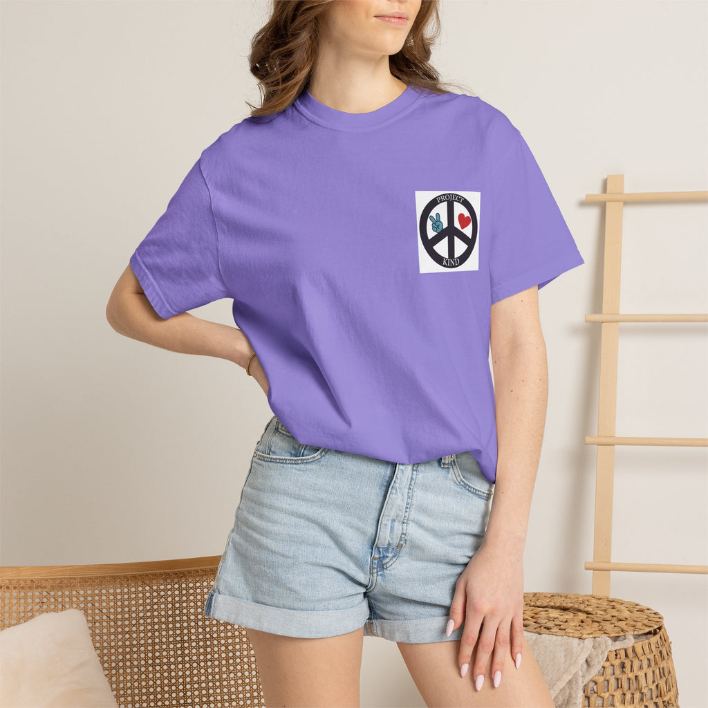 Did You Smile Today T-Shirt — Peace Sign Chest & Cheerful Back Graphic