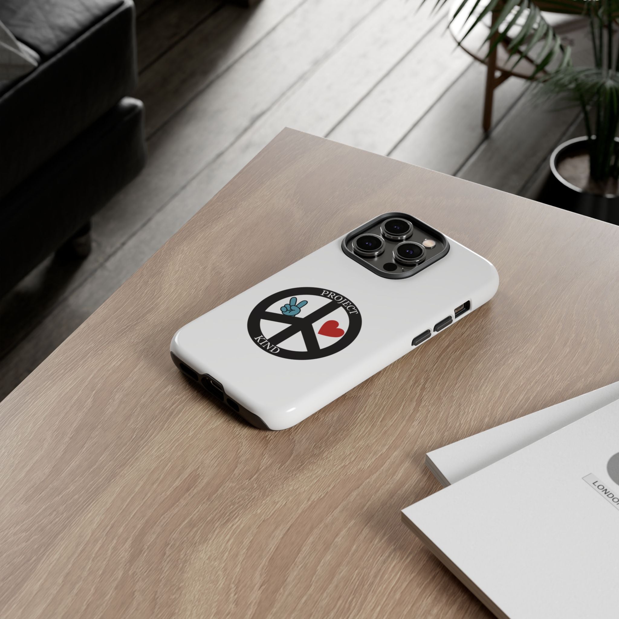 Project Kind Peace Sign Phone Case