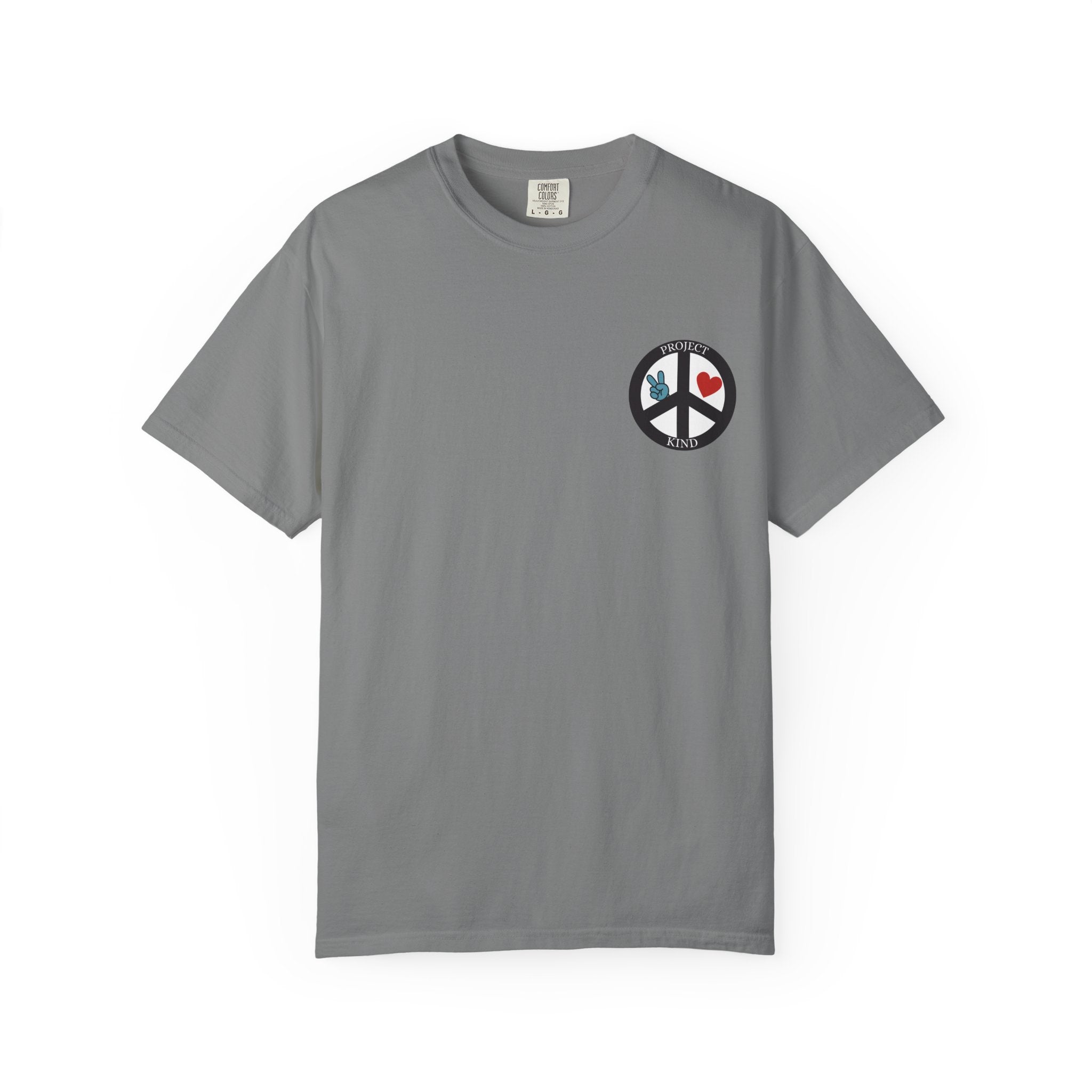 Did You Smile Today T-Shirt — Peace Sign Chest & Cheerful Back Graphic Tee