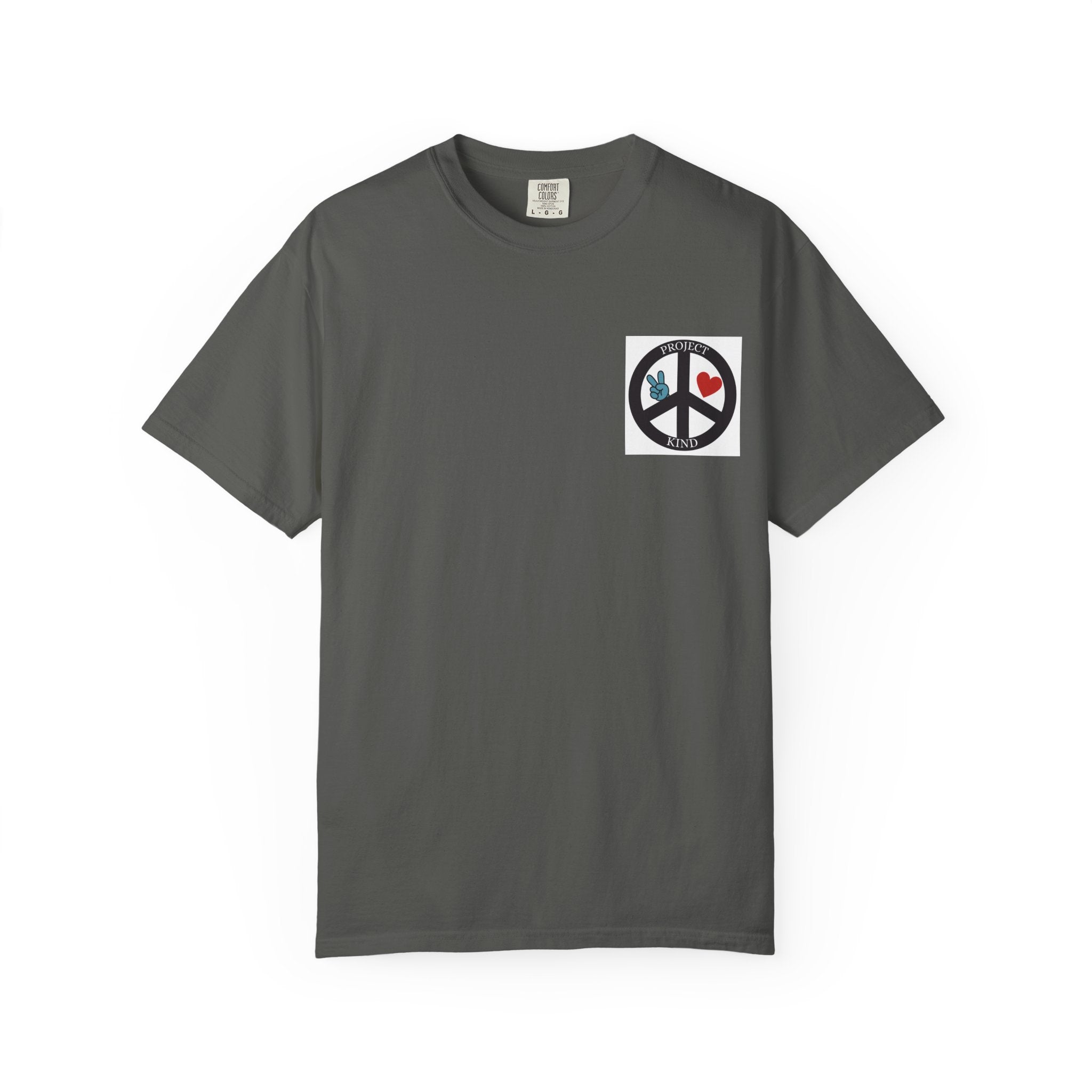Did You Smile Today T-Shirt — Peace Sign Chest & Cheerful Back Graphic