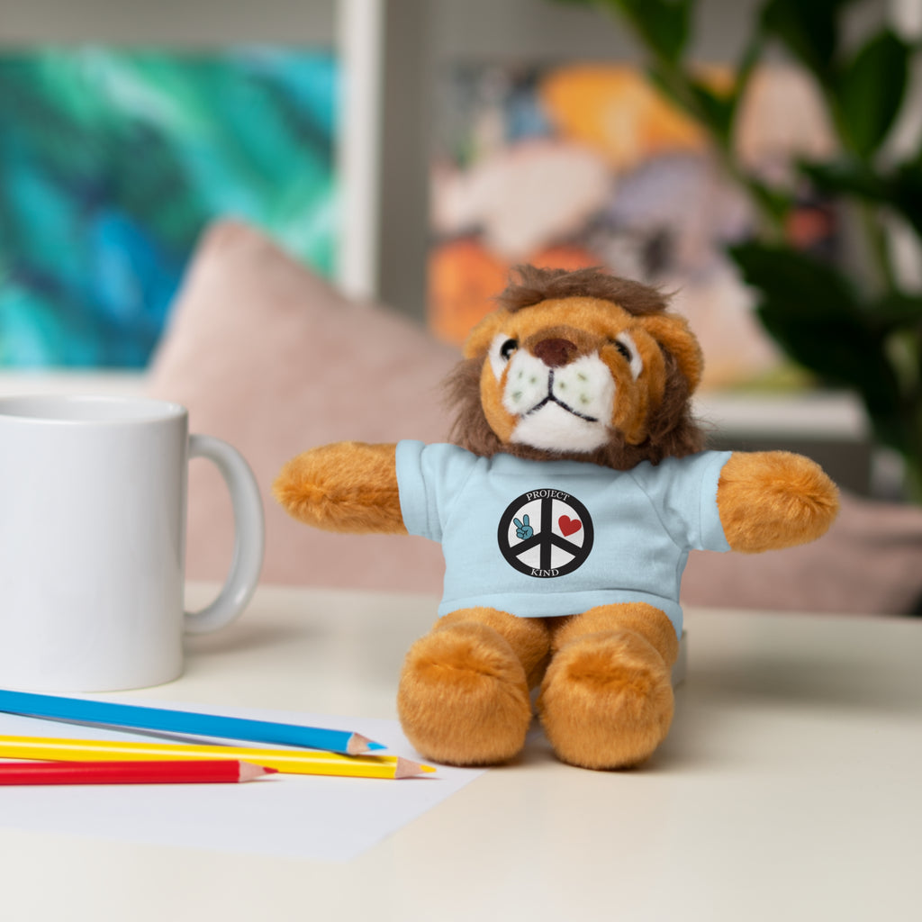 Animal Stuffed Animals with Project Kind Logo on Tee