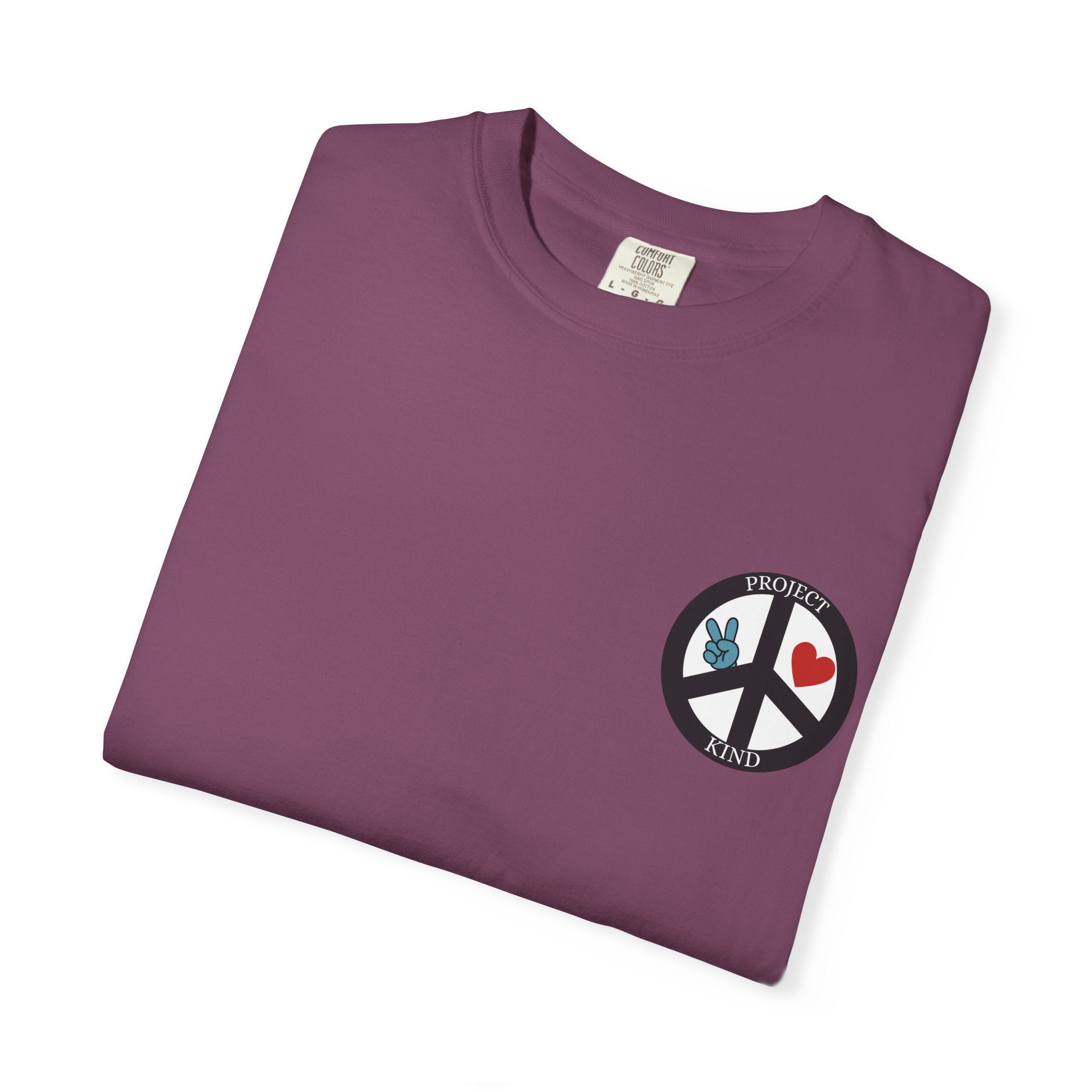 Did You Smile Today T-Shirt — Peace Sign Chest & Cheerful Back Graphic Tee