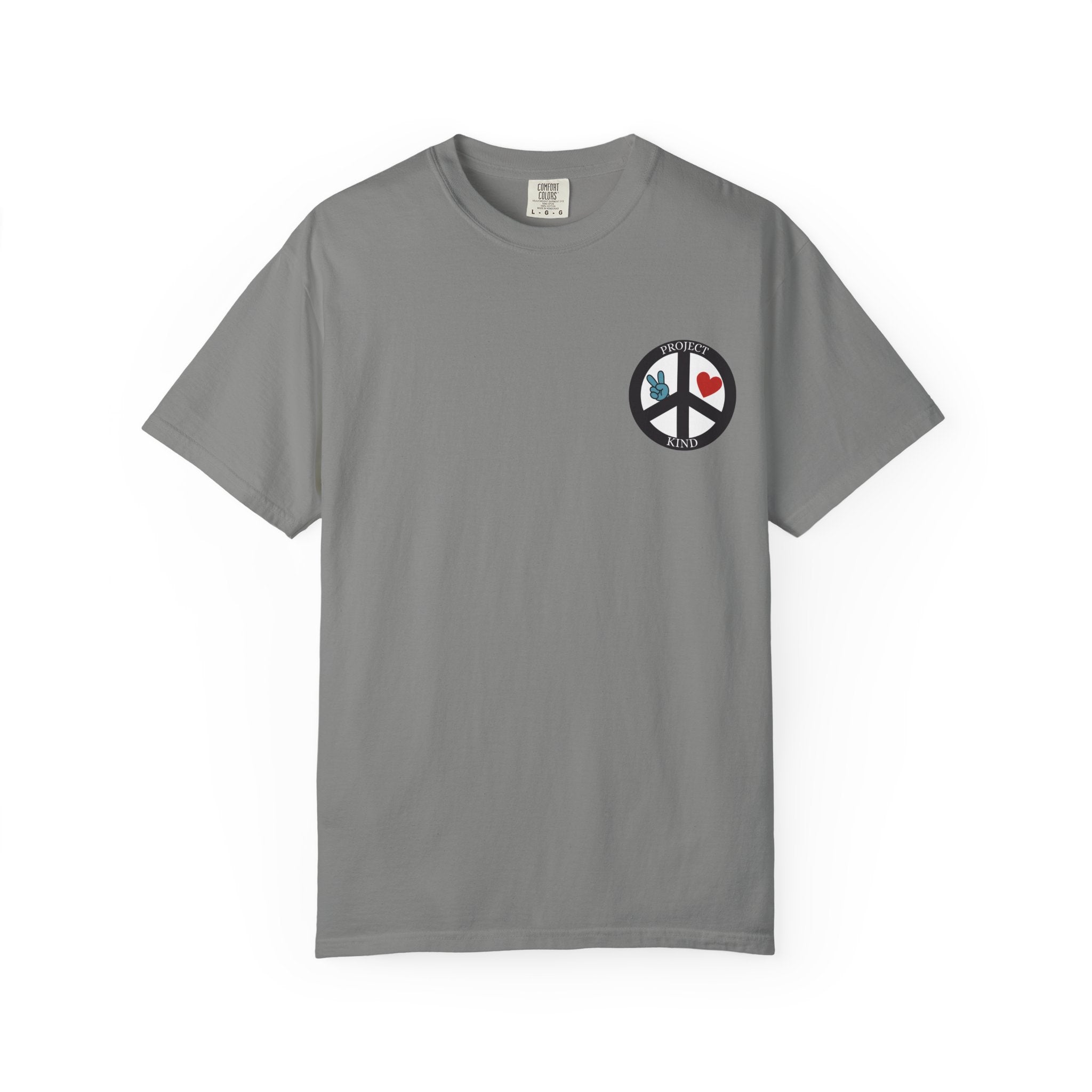 Did You Smile Today T-Shirt — Peace Sign Chest & Cheerful Back Graphic Tee