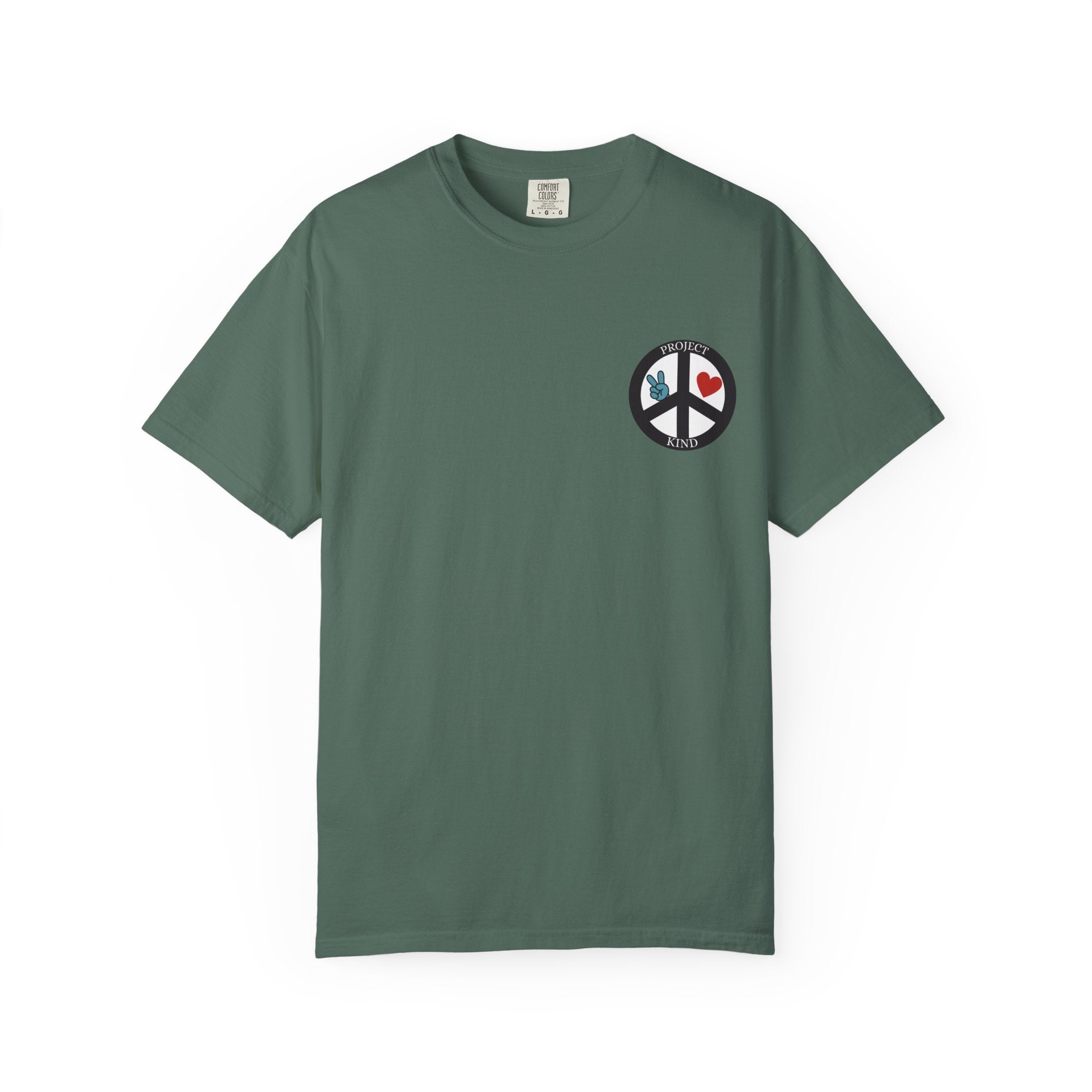 Did You Smile Today T-Shirt — Peace Sign Chest & Cheerful Back Graphic Tee