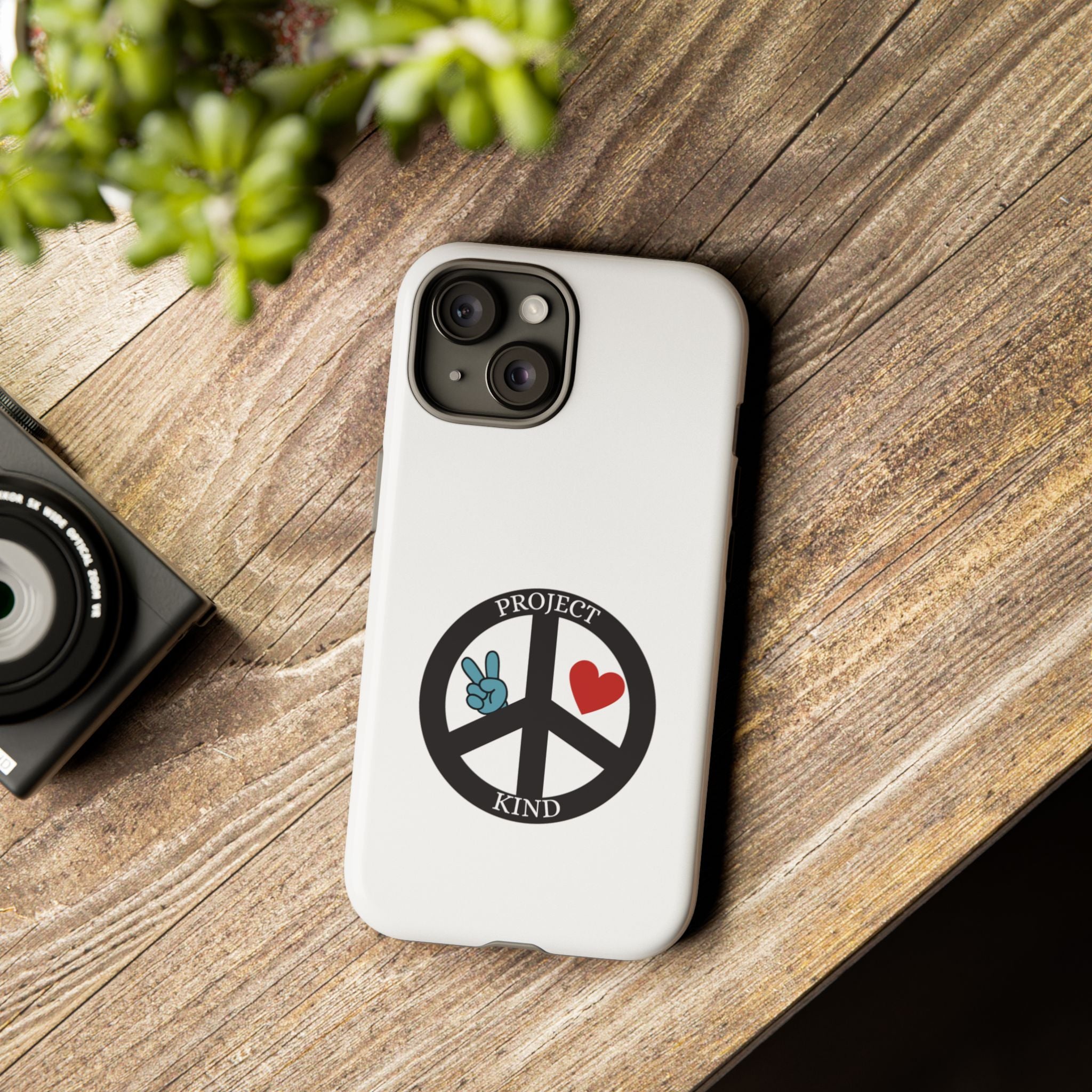 Project Kind Peace Sign Phone Case