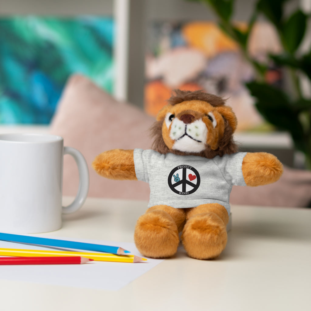 Animal Stuffed Animals with Project Kind Logo on Tee
