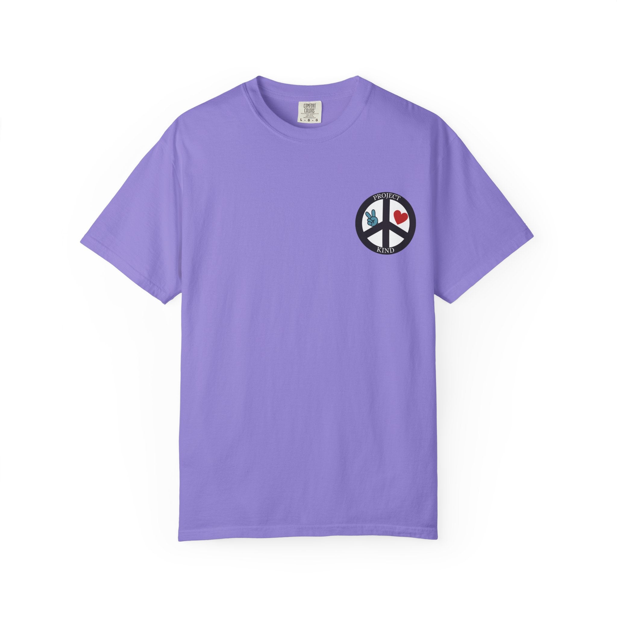 Did You Smile Today T-Shirt — Peace Sign Chest & Cheerful Back Graphic Tee
