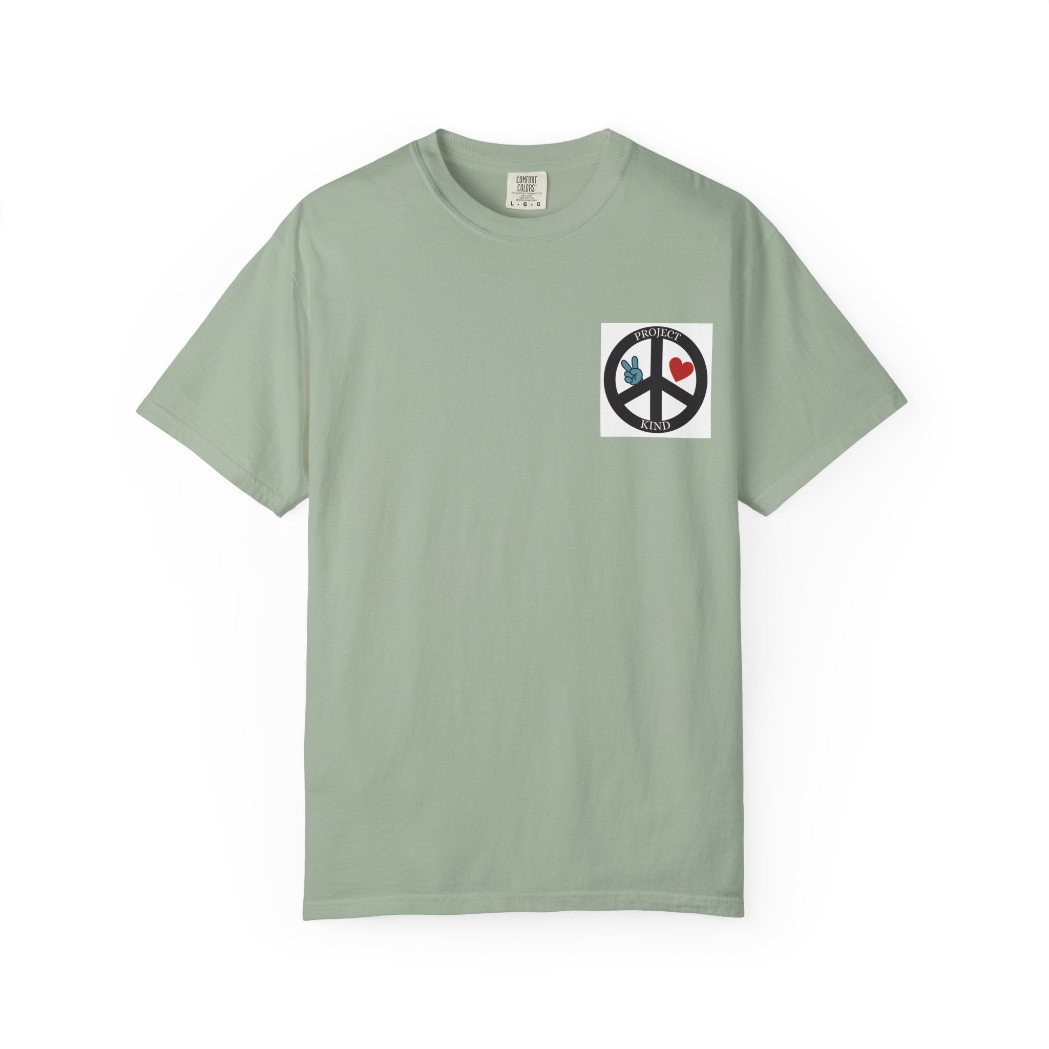 Did You Smile Today T-Shirt — Peace Sign Chest & Cheerful Back Graphic