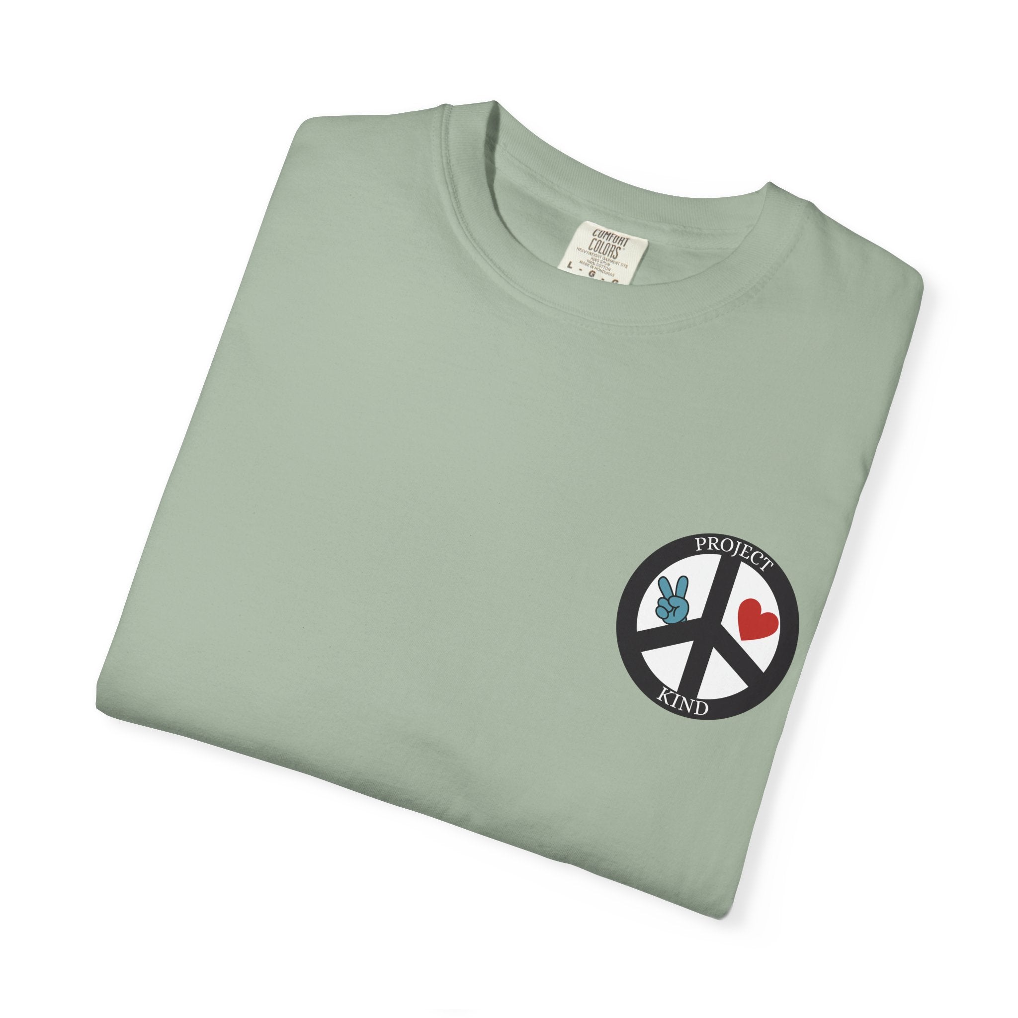 Did You Smile Today T-Shirt — Peace Sign Chest & Cheerful Back Graphic Tee