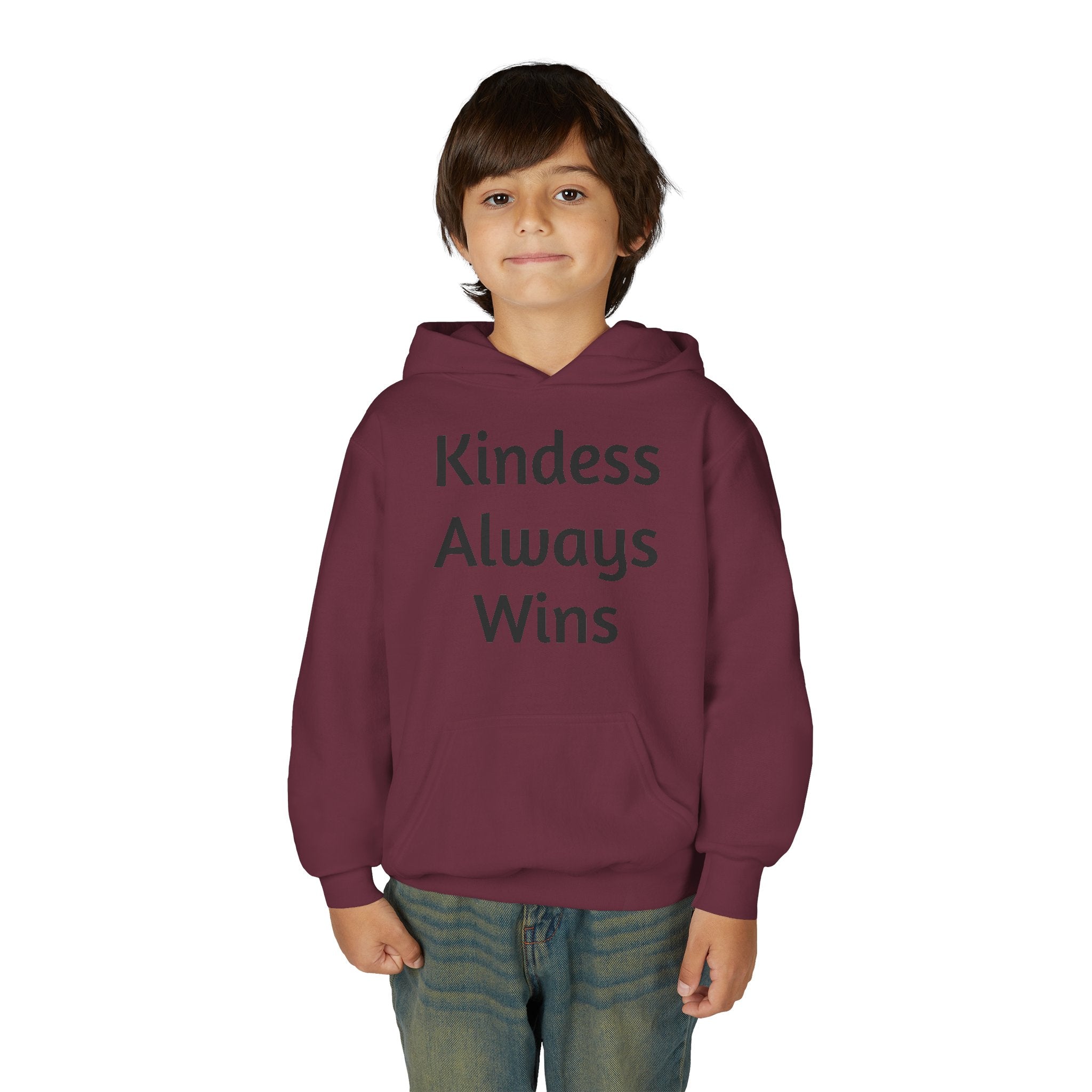 Youth Hoodie — "Kindess Always Wins" Hoodie (Project Kind)