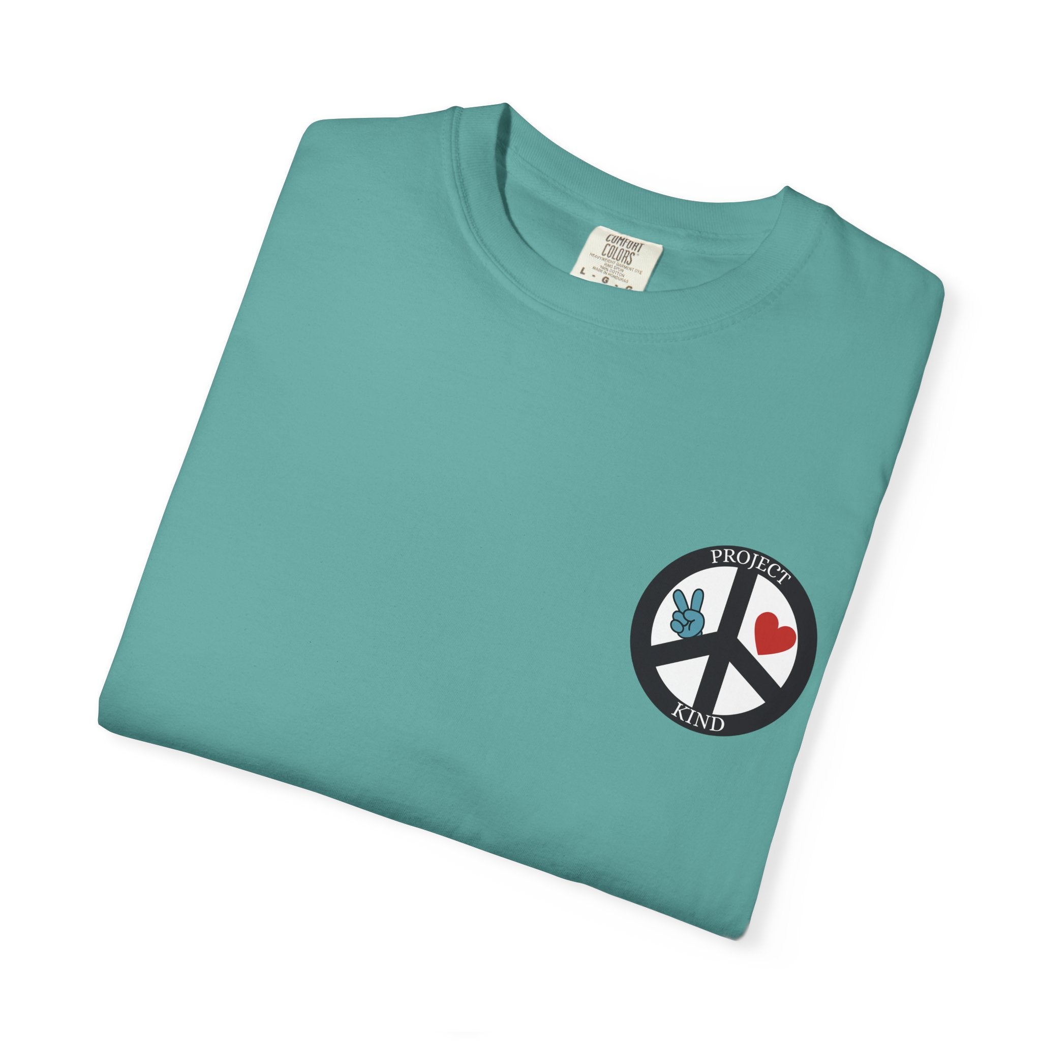 Did You Smile Today T-Shirt — Peace Sign Chest & Cheerful Back Graphic Tee