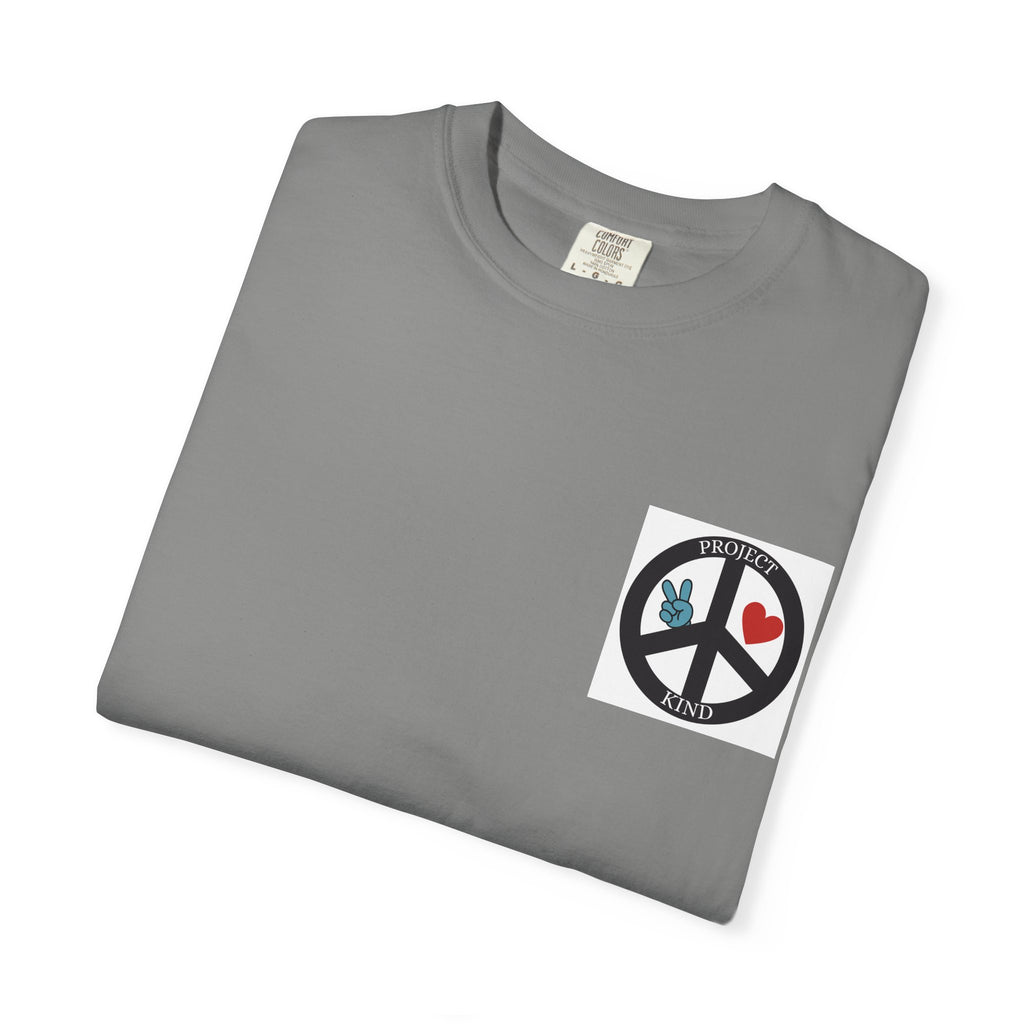 Copy of Did You Smile Today T-Shirt — Peace Sign Chest & Cheerful Back Graphic Tee