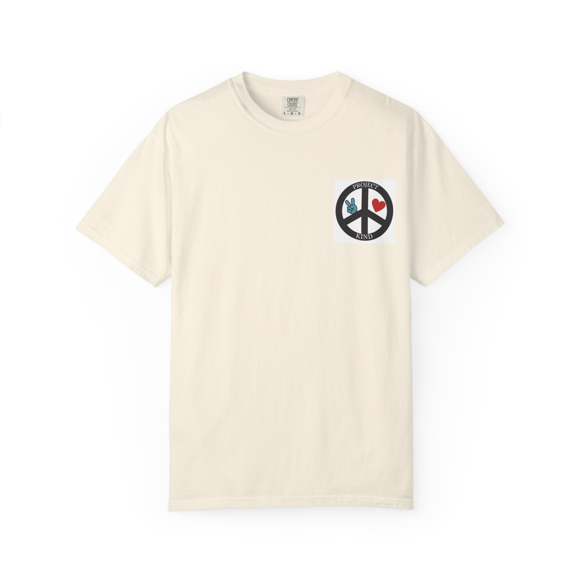 Did You Smile Today T-Shirt — Peace Sign Chest & Cheerful Back Graphic