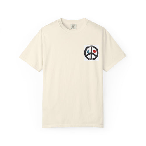 Did You Smile Today T-Shirt — Peace Sign Chest & Cheerful Back Graphic