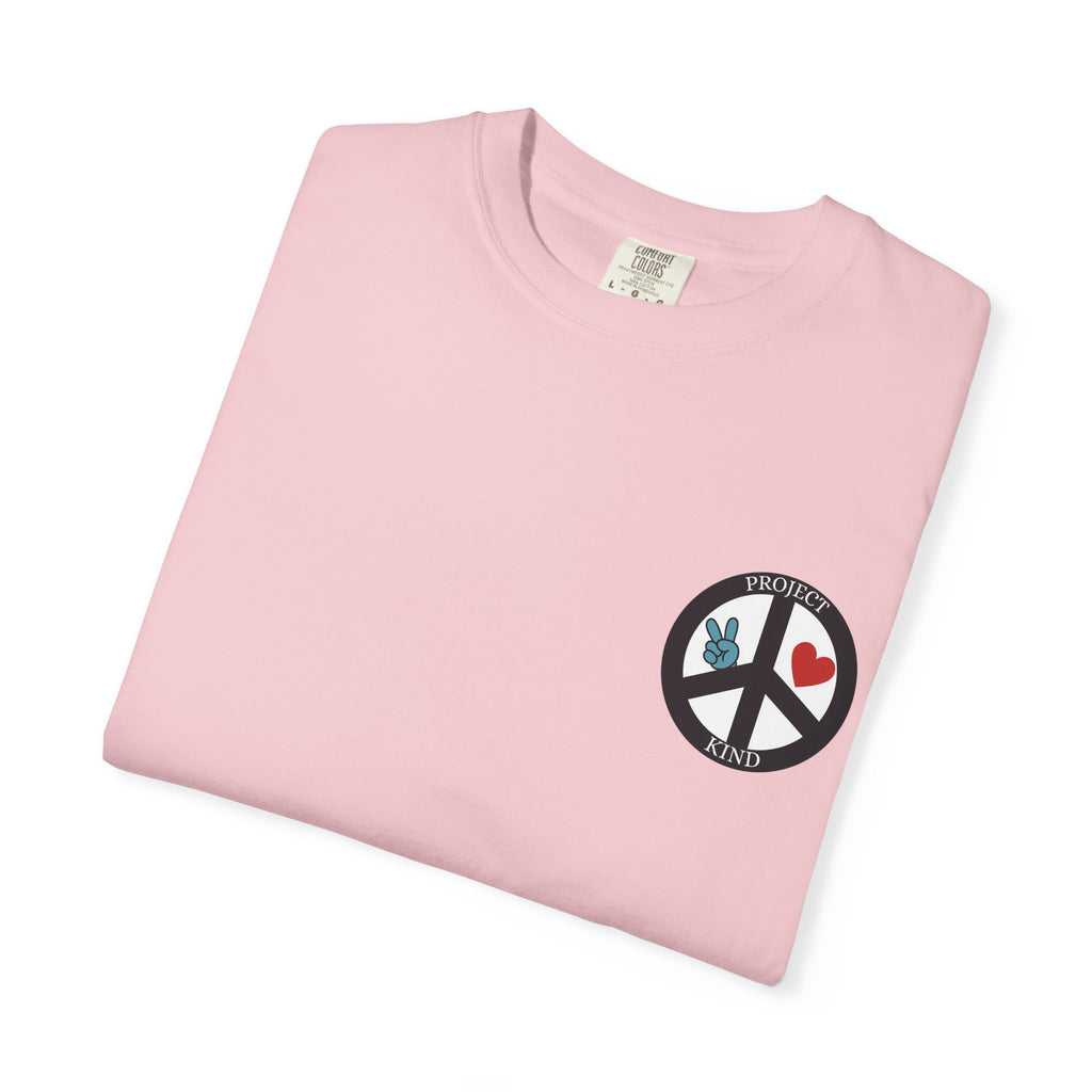 Did You Smile Today T-Shirt — Peace Sign Chest & Cheerful Back Graphic Tee