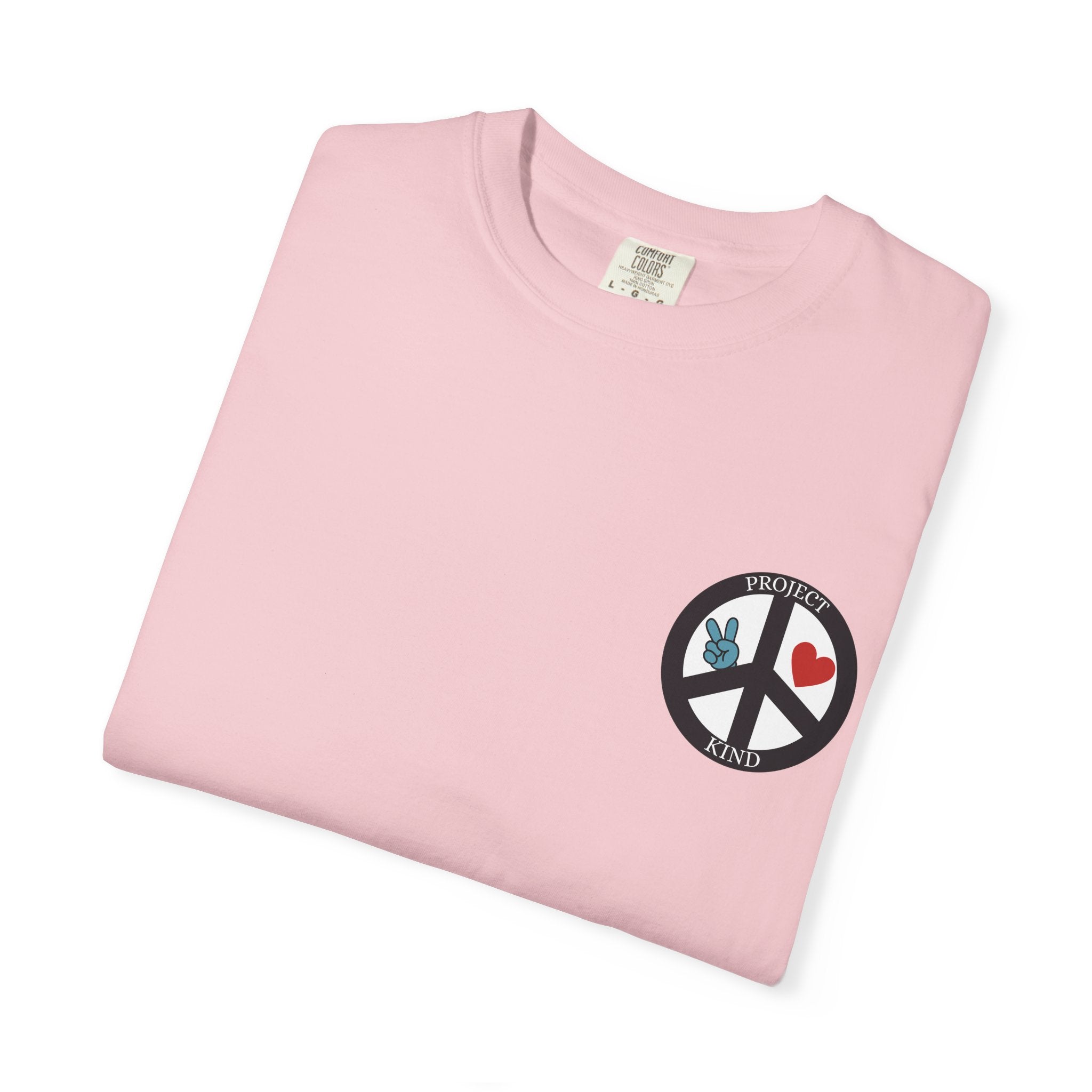 Did You Smile Today T-Shirt — Peace Sign Chest & Cheerful Back Graphic Tee