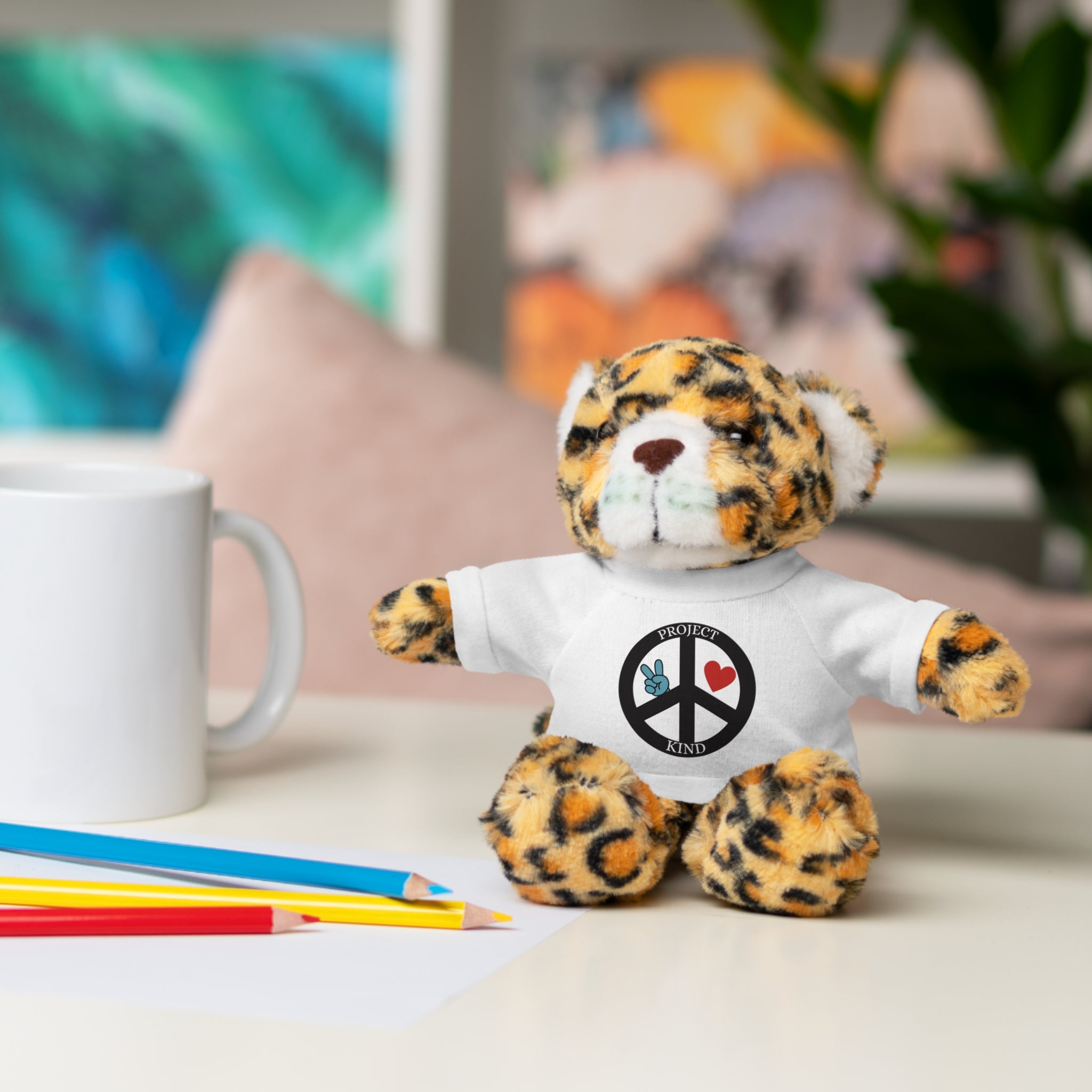 Animal Stuffed Animals with Project Kind Logo on Tee