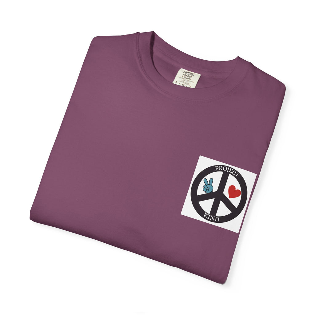 Did You Smile Today T-Shirt — Peace Sign Chest & Cheerful Back Graphic