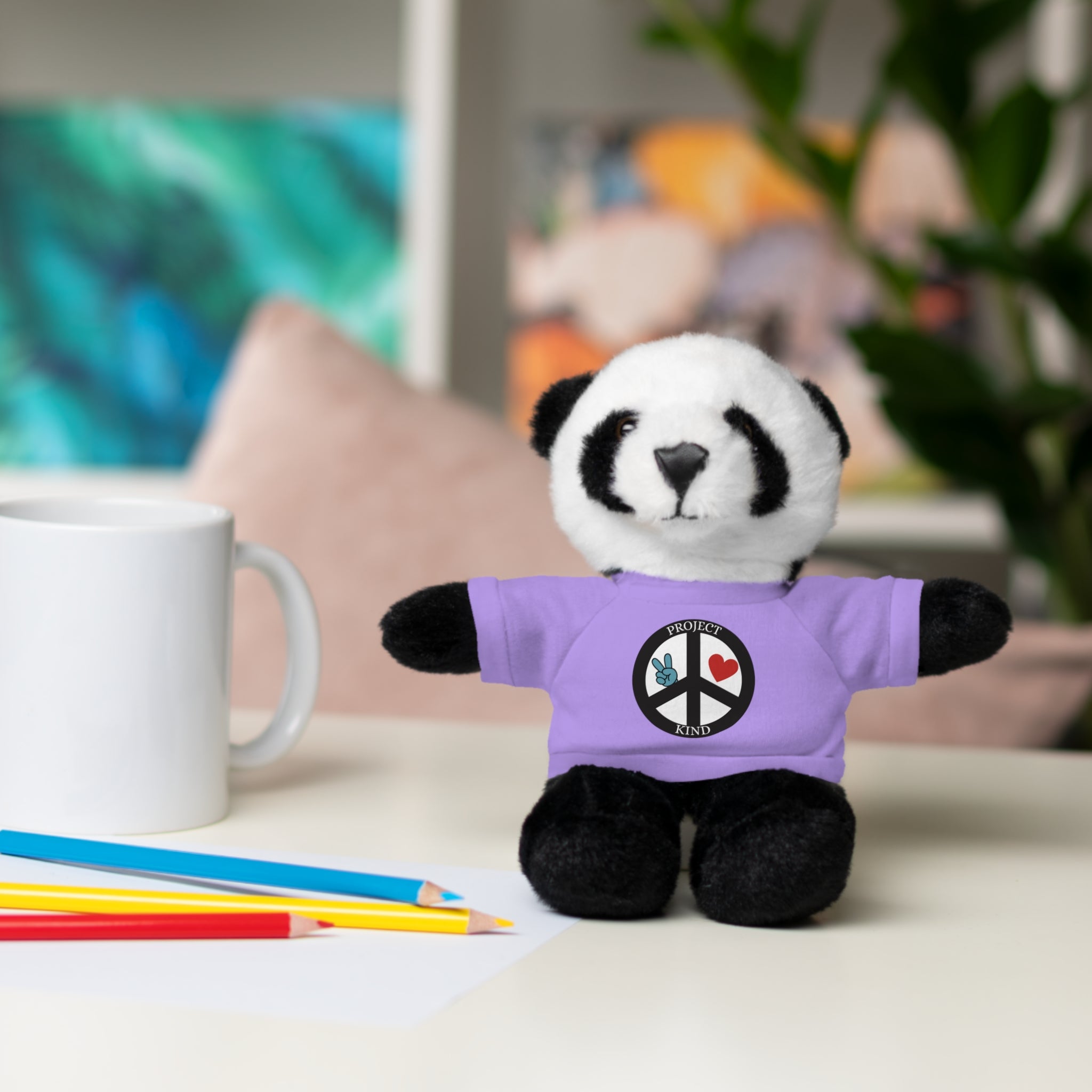 Animal Stuffed Animals with Project Kind Logo on Tee