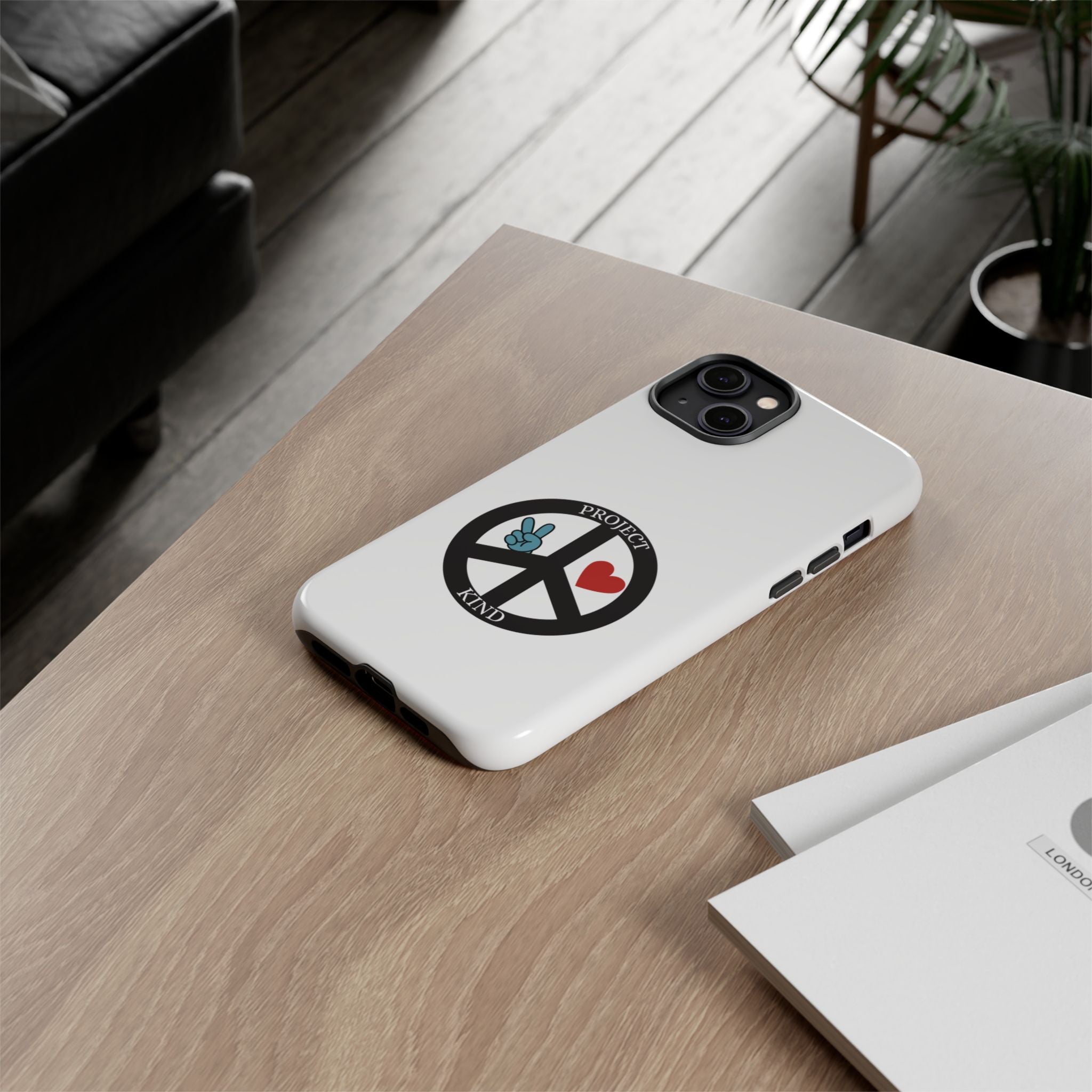 Project Kind Peace Sign Phone Case