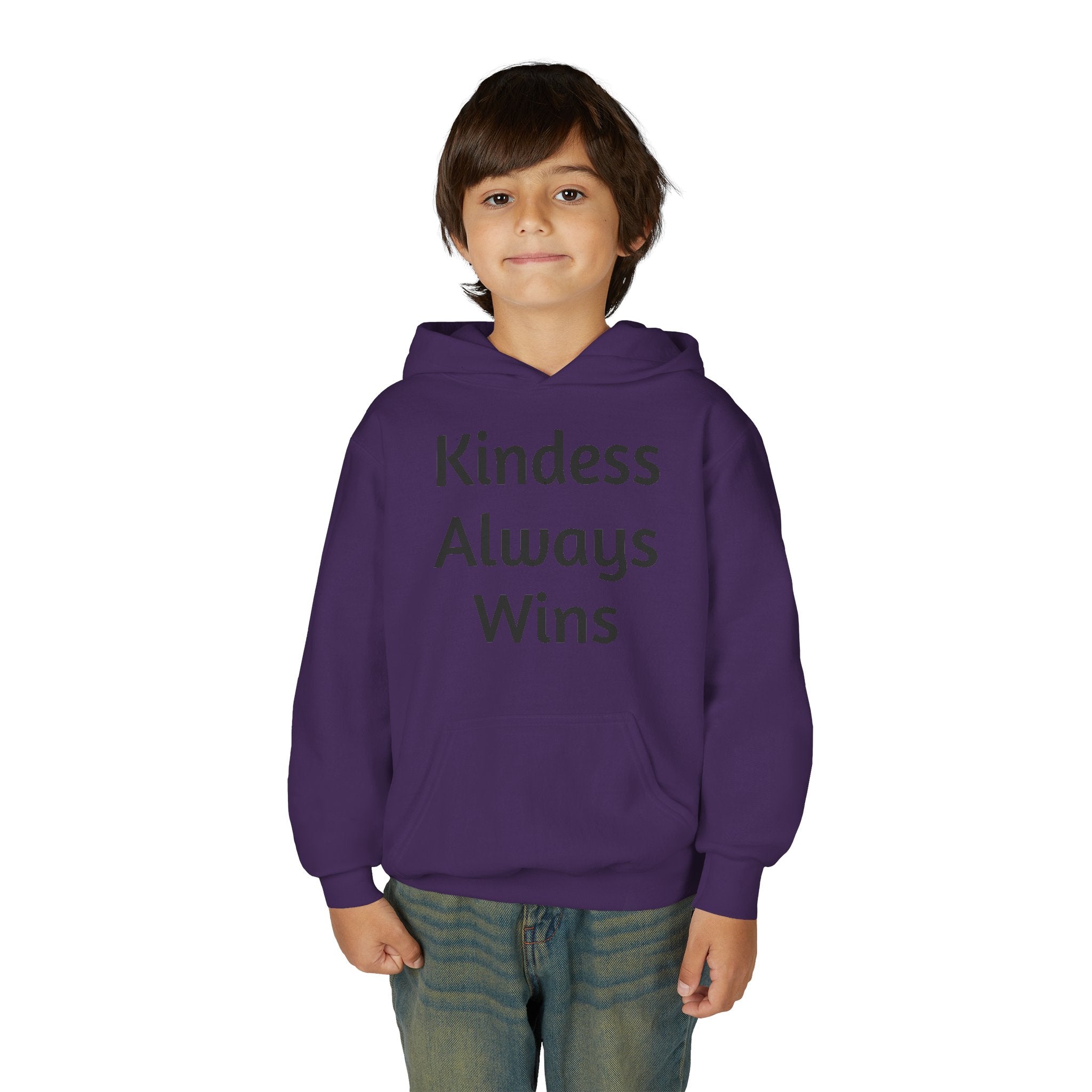 Youth Hoodie — "Kindess Always Wins" Hoodie (Project Kind)