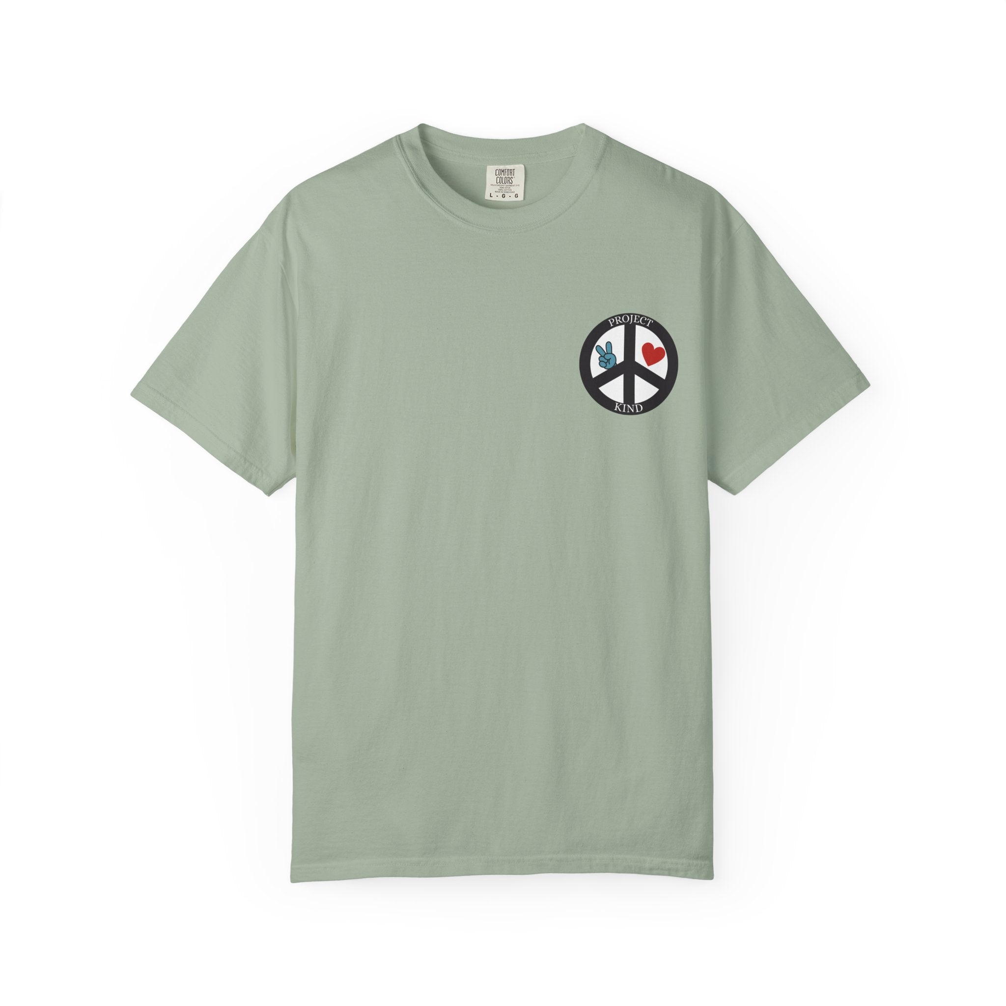 Did You Smile Today T-Shirt — Peace Sign Chest & Cheerful Back Graphic Tee
