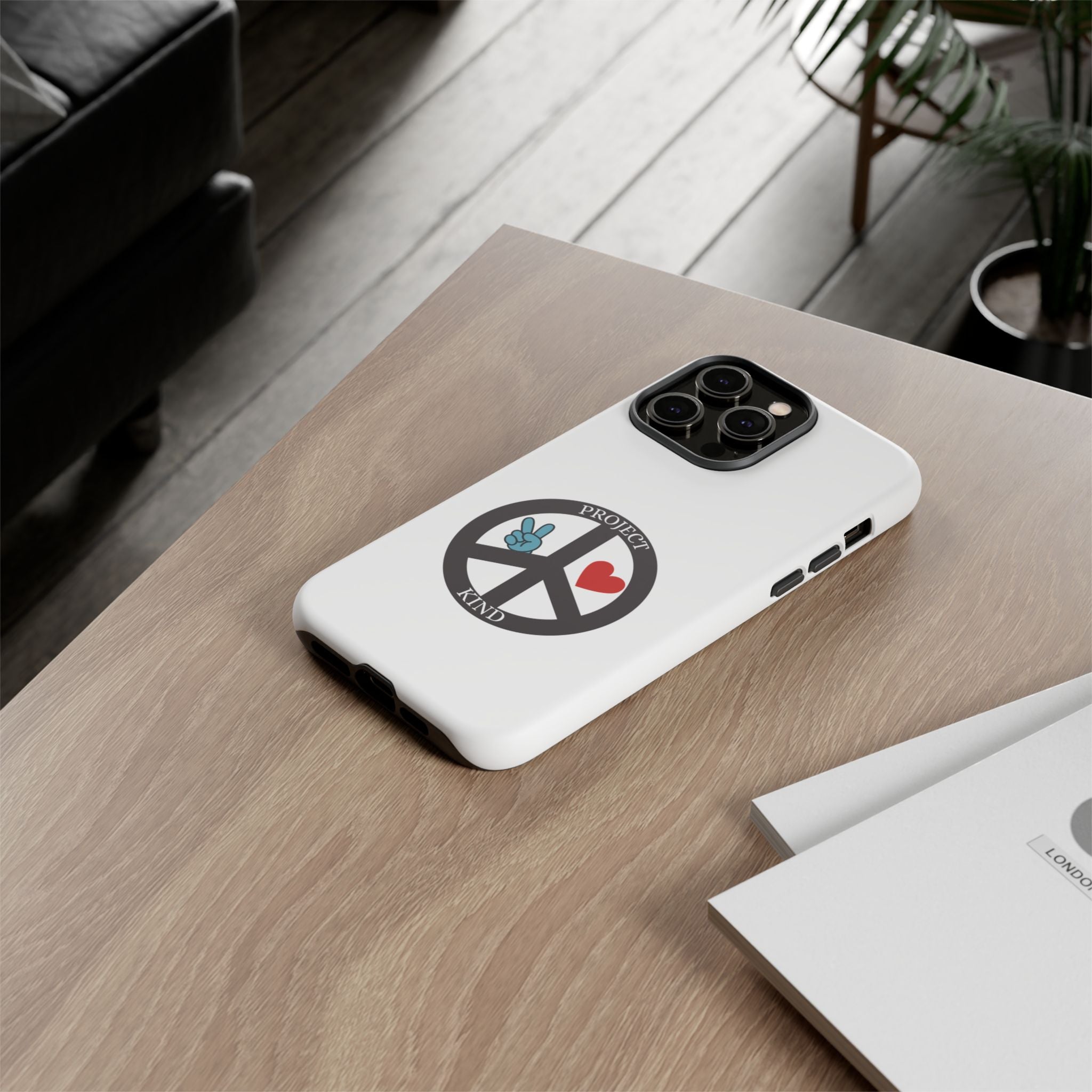 Project Kind Peace Sign Phone Case