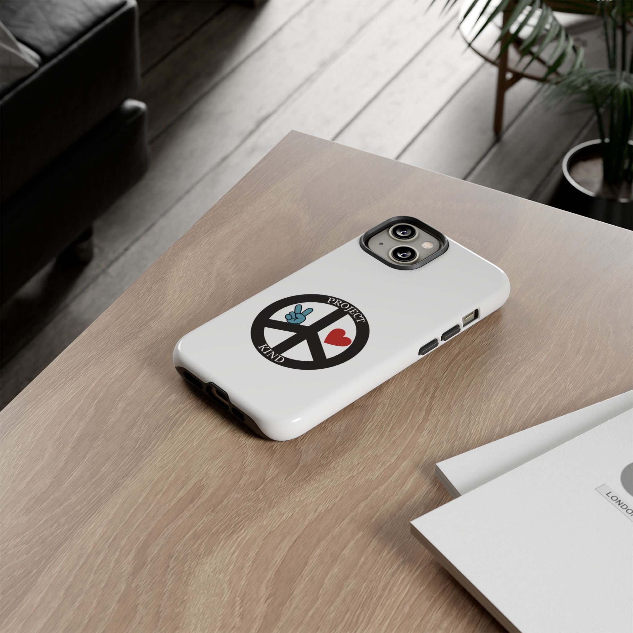 Project Kind Peace Sign Phone Case